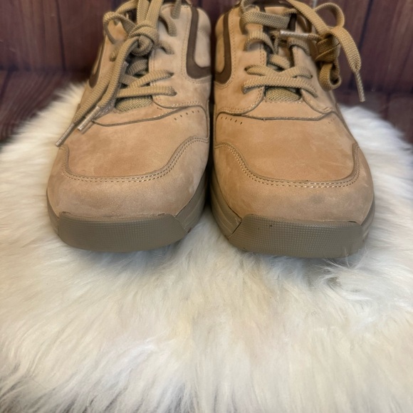 Rockport ProWalker Men’s Tan Leather Lace Up Sneakers Casual Shoes Size 10 - Picture 7 of 10